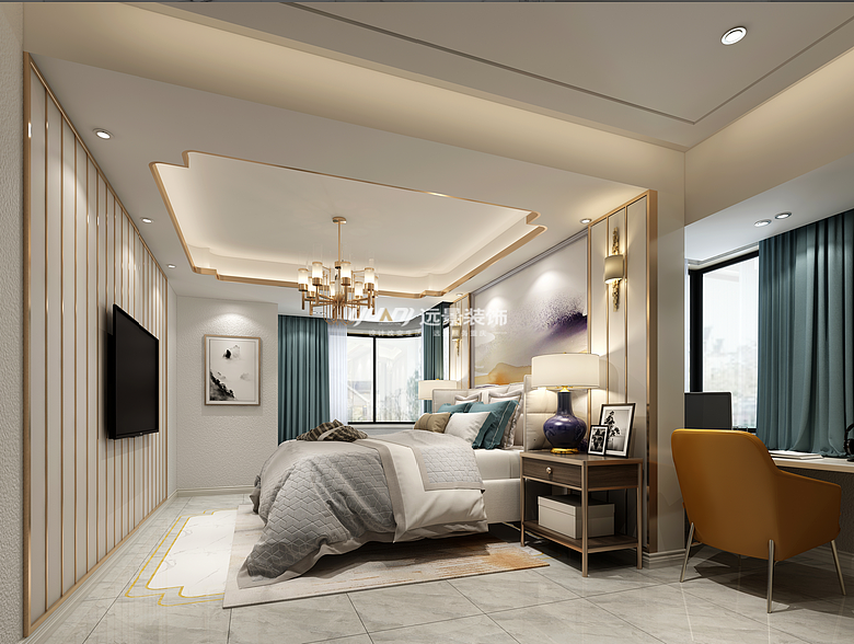 珊瑚水岸现代简约风格装修设计案例