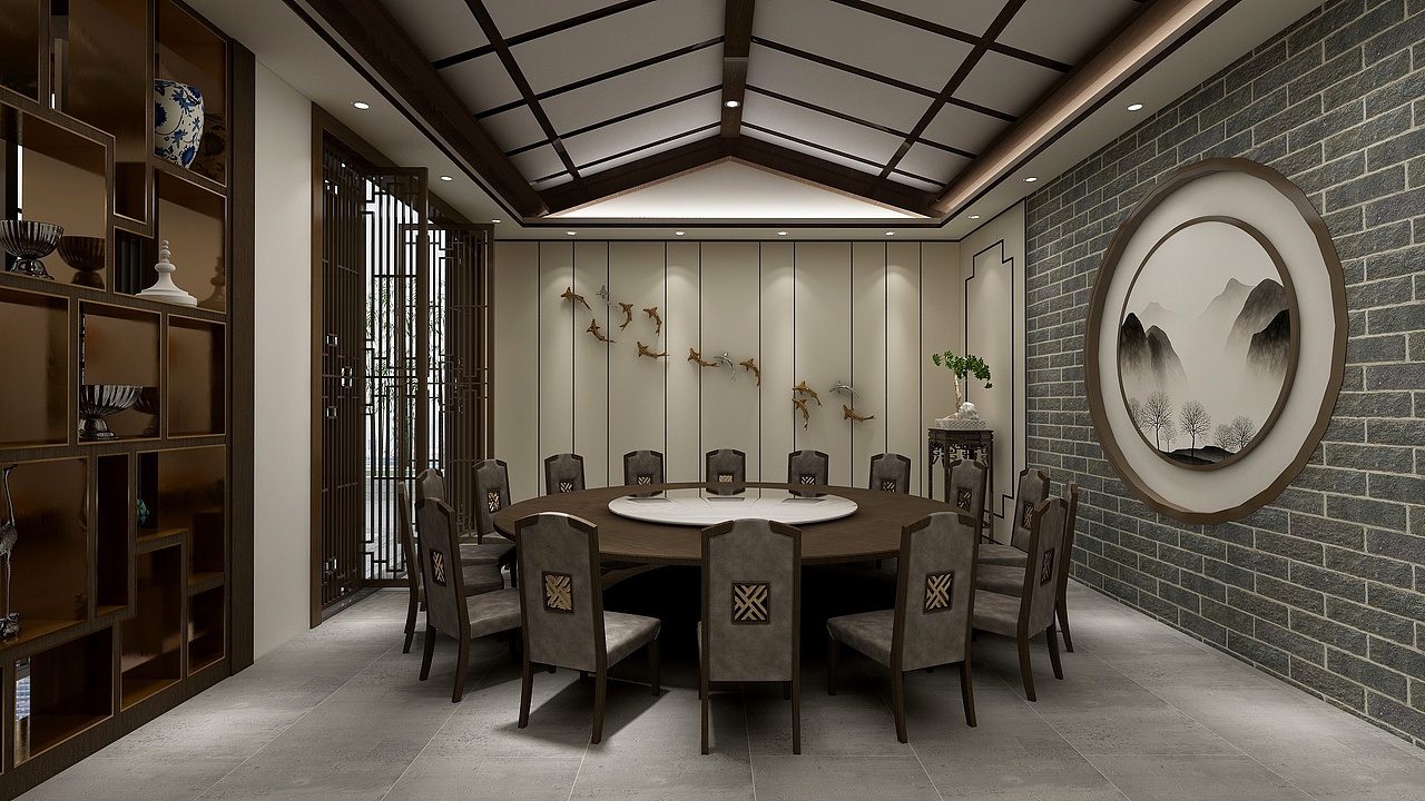 显于型 隐于境 广州于境设计事务所 新中式会所设计（图ZMTcxNDkzNzQw） - 家装设计 - 站酷设计师于境设计原创素材 - 站酷ZCOOL