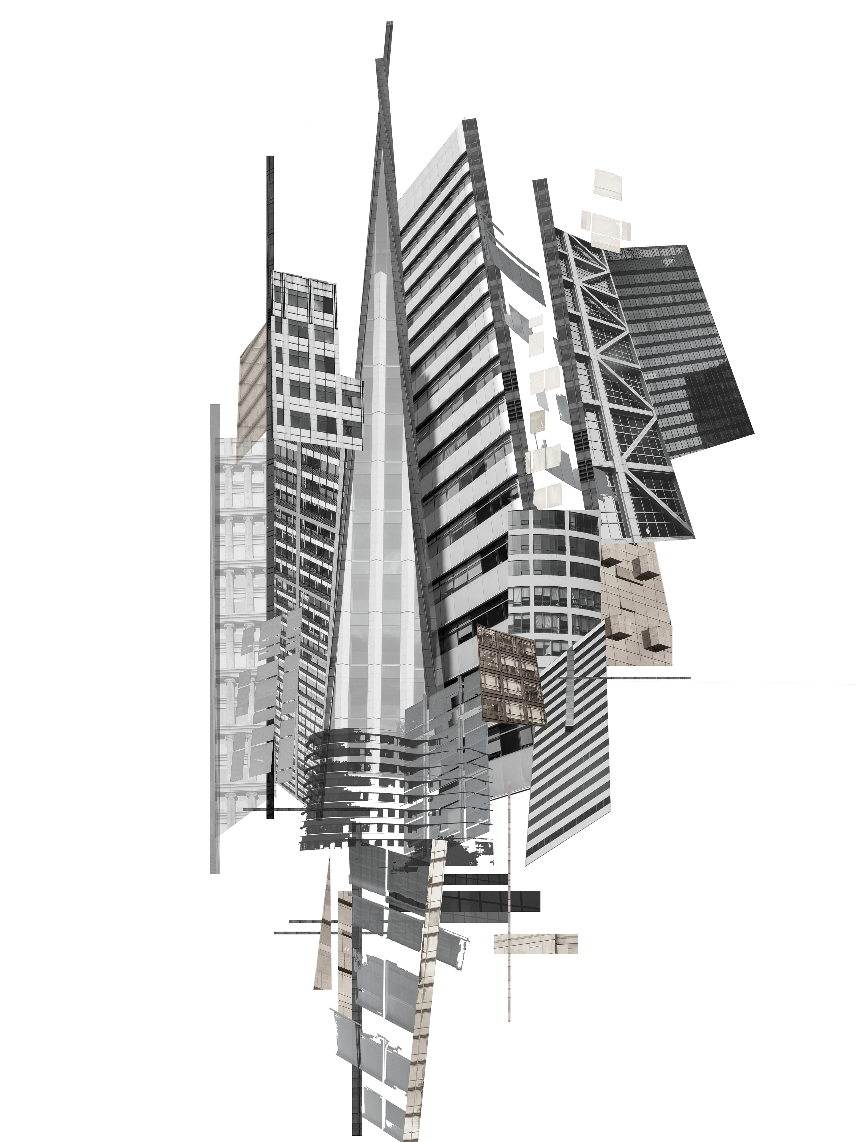 城市玻璃幕墙拼贴|摄影|环境/建筑摄影|annachioa - 原创作品 - 站酷