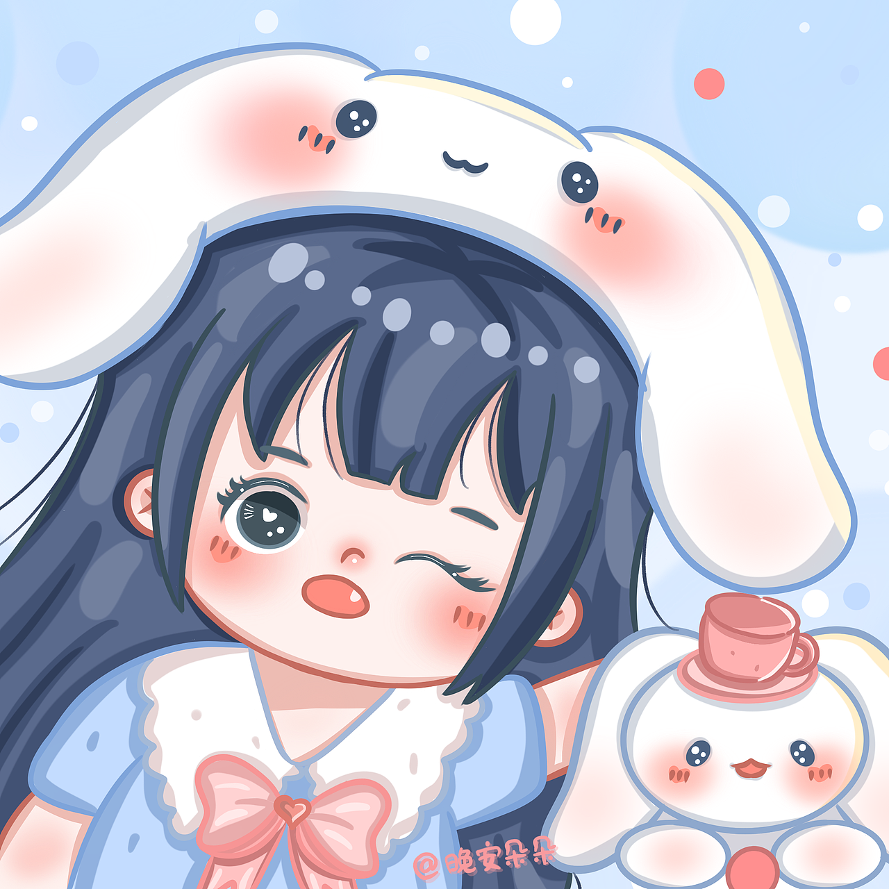 三丽鸥系列闺蜜头像（图ZMjY4NzI5MTY0） - 创作习作 - 站酷设计师晚安朵朵原创素材 - 站酷ZCOOL