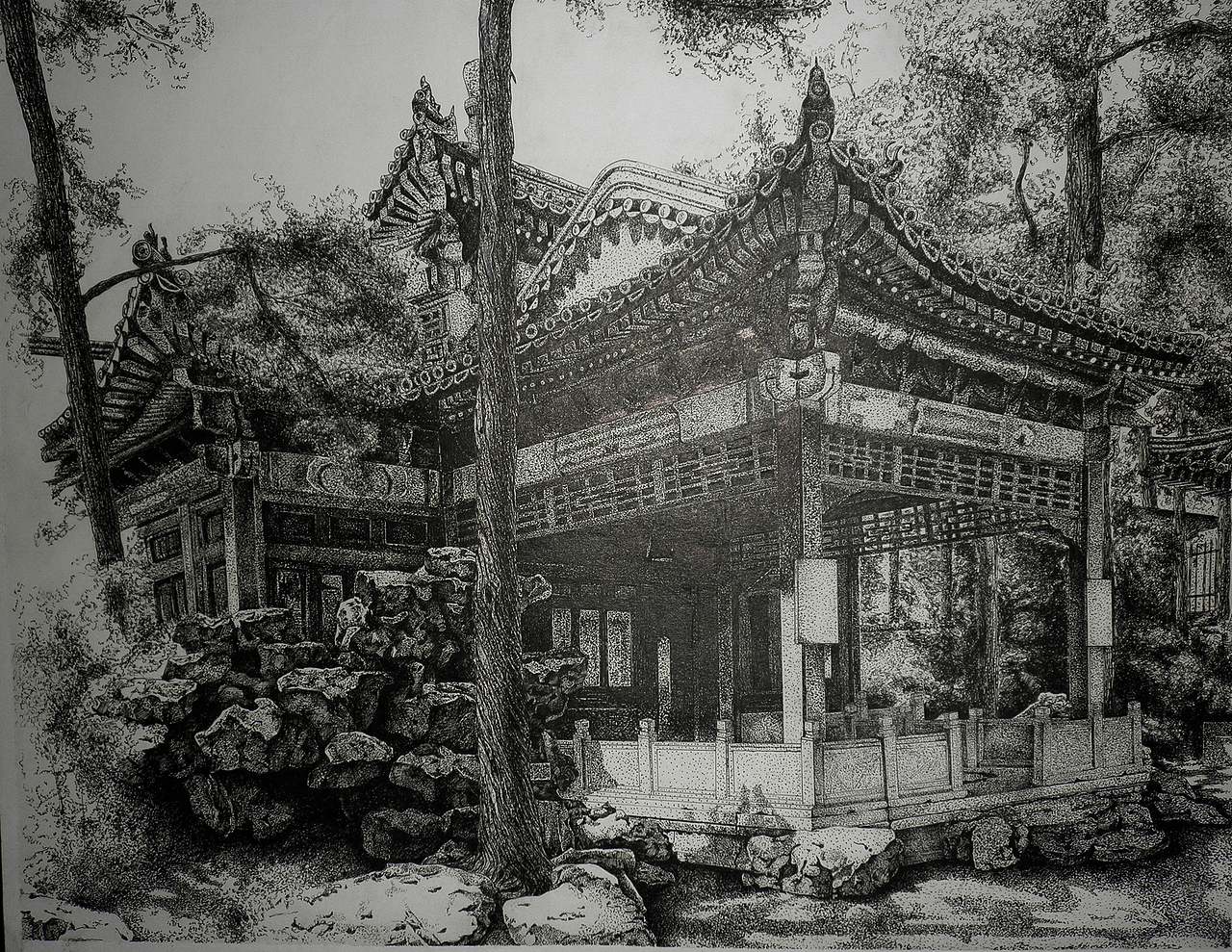 風(fēng)景（圖ZMzM4NDc0NDQ=） - 繪畫 - 站酷設(shè)計(jì)師陳小蟲原創(chuàng)素材 - 站酷ZCOOL