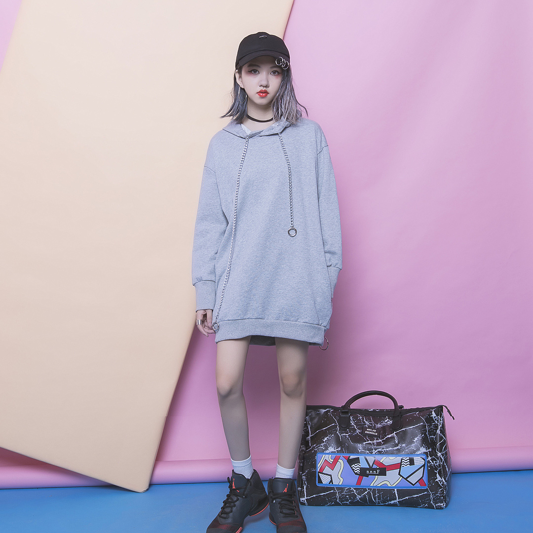 Personality欧美街头中长款卫衣BF（图ZNTk5MTA5OTY=） - 休闲/流行服饰 - 站酷设计师kevin品牌设计原创素材 - 站酷ZCOOL