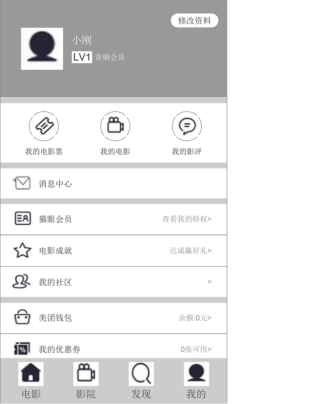 Axure RP之猫眼团队项目