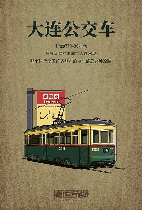 捷运奇缘-我的大连公交车记忆全图