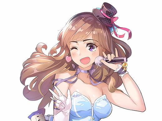 偶像游戏人物原画测试