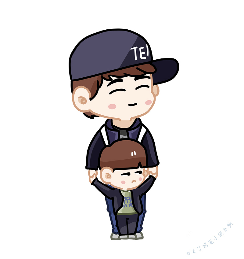 q版爸爸去哪儿的漫画