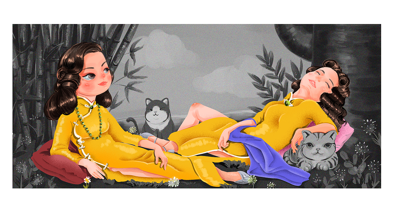 黑白背景是新尝试