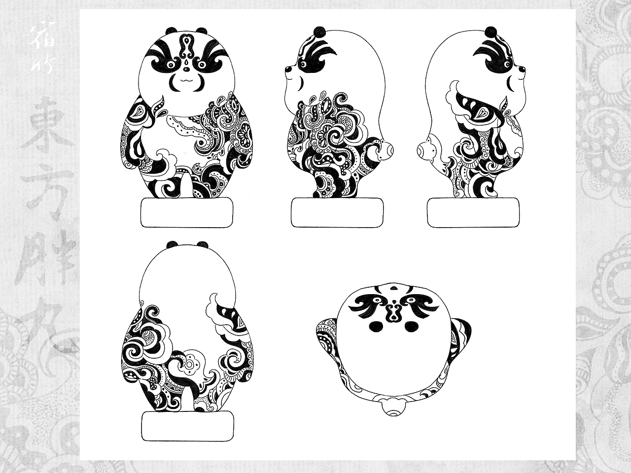 熊猫同萌-东方胖丸（图ZMjE4Mjk0ODg0） - 手办/模玩 - 站酷设计师钟小林原创素材 - 站酷ZCOOL