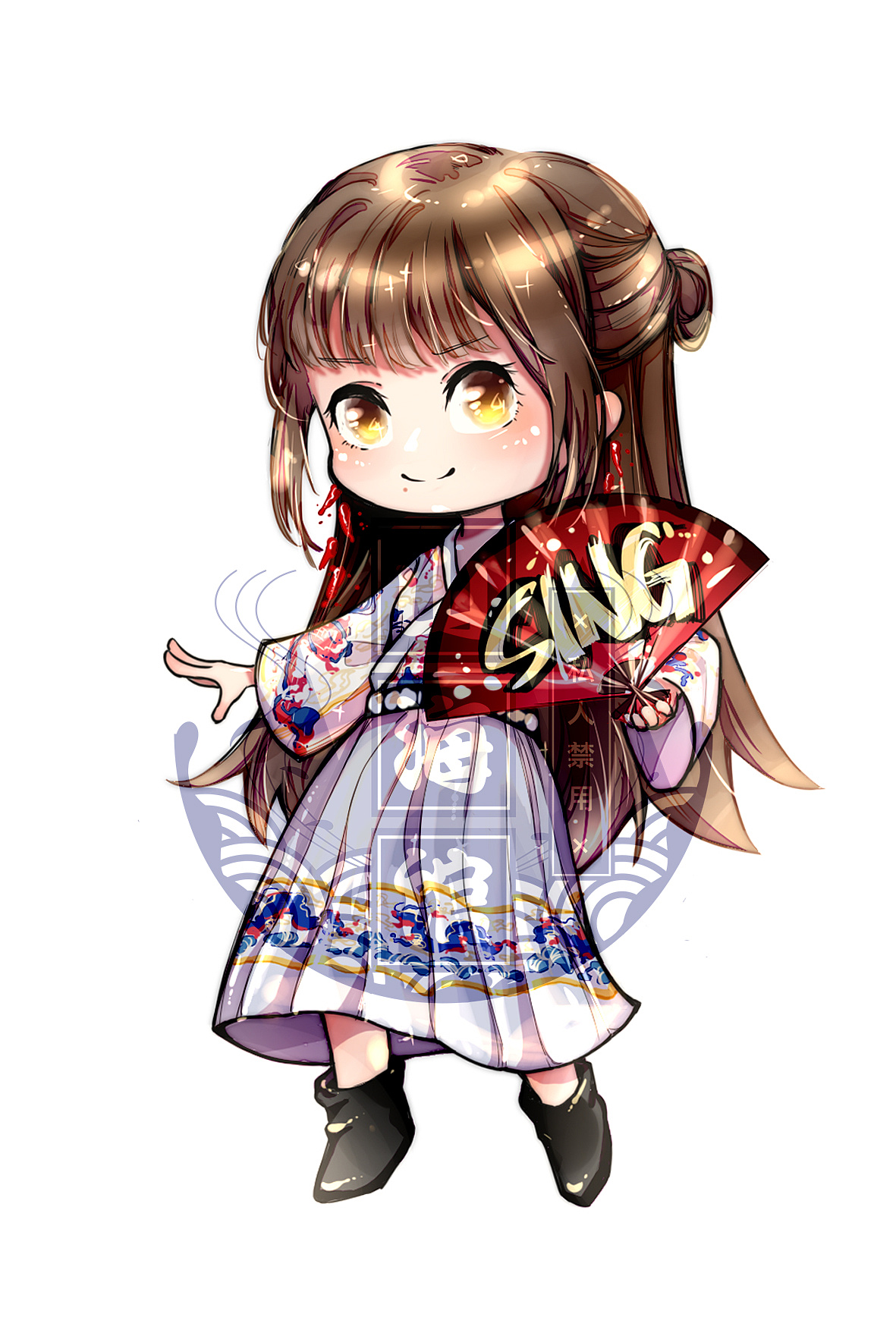 sing女团q版人物设计_张海水-站酷zcool