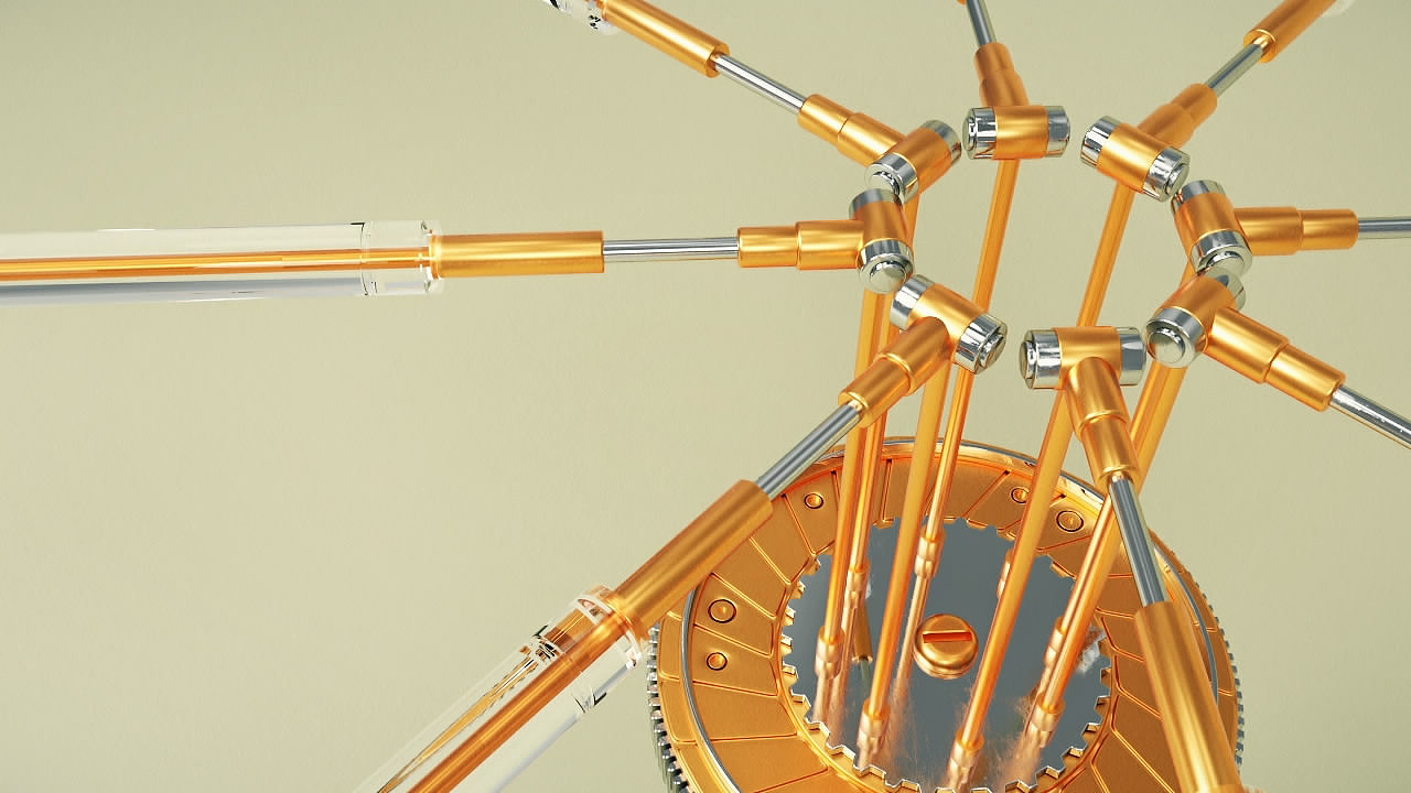 原创机械齿轮装置艺术致我们的生活