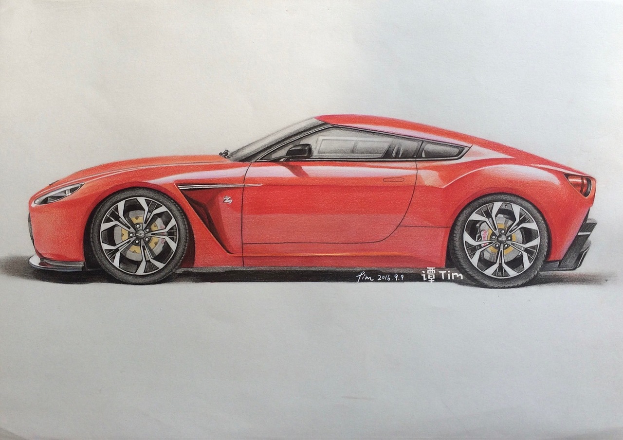 彩铅汽车（图ZMjUxNzkzMjM2） - 绘画 - 站酷设计师Timtlb原创素材 - 站酷ZCOOL