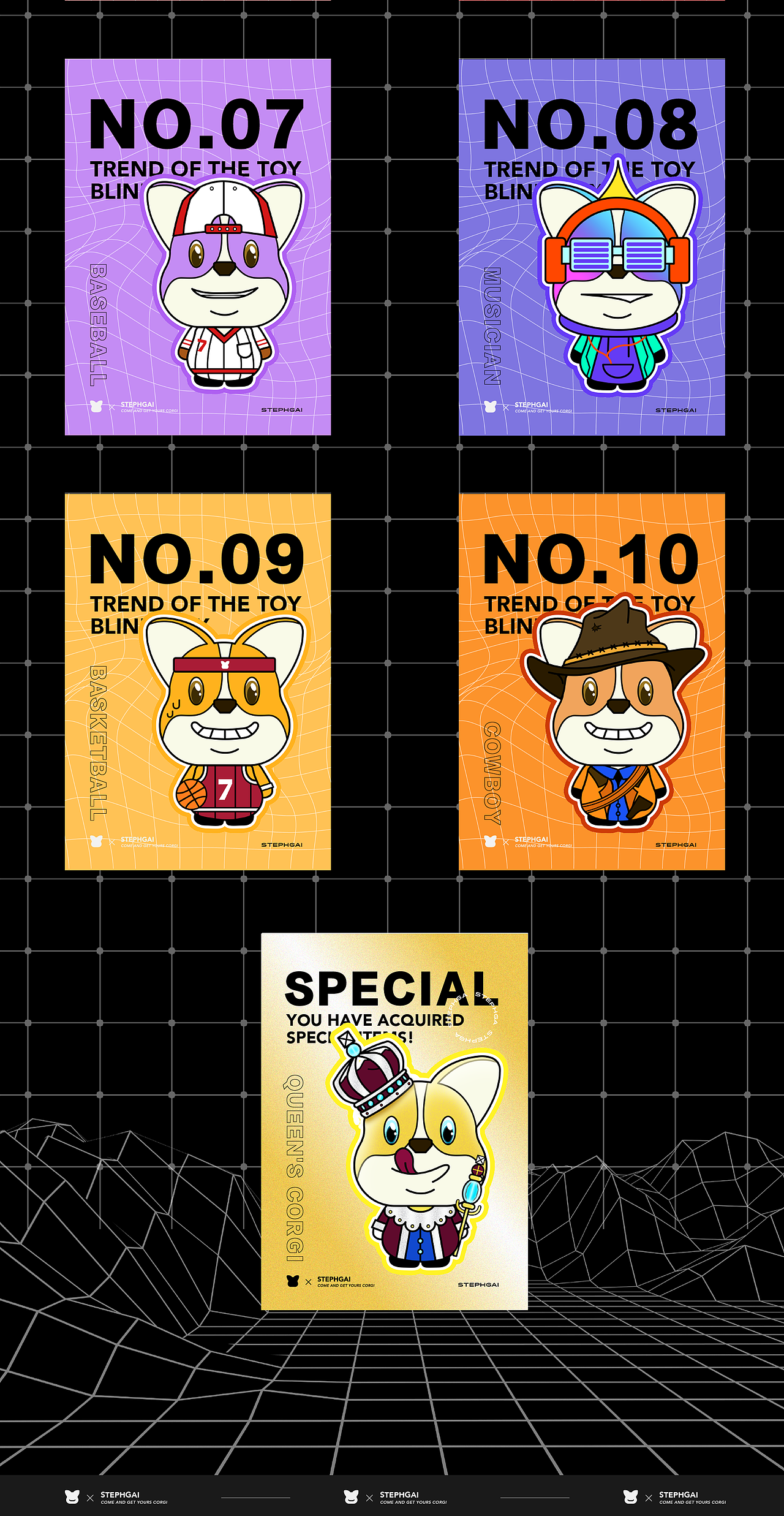 stephgaicorgi柯基盲盒设计