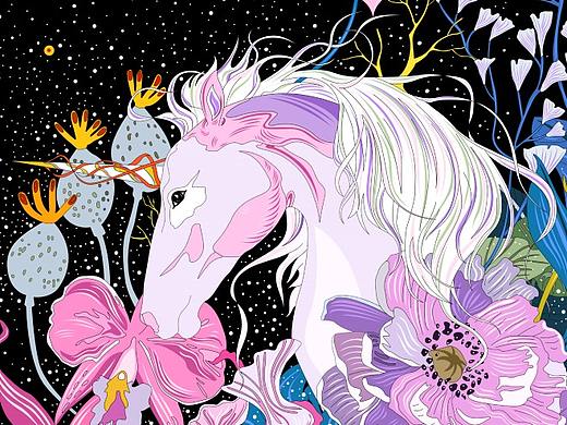 独行 【商业插画 丝巾】