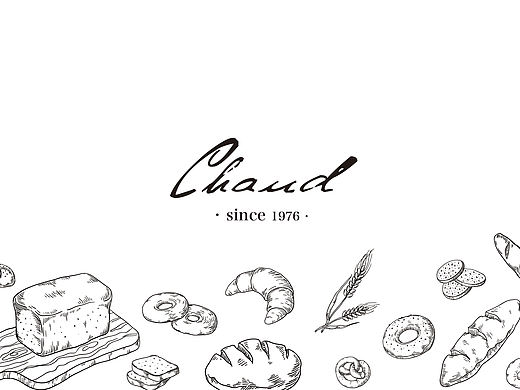 chaud 欧式面包店品牌设计