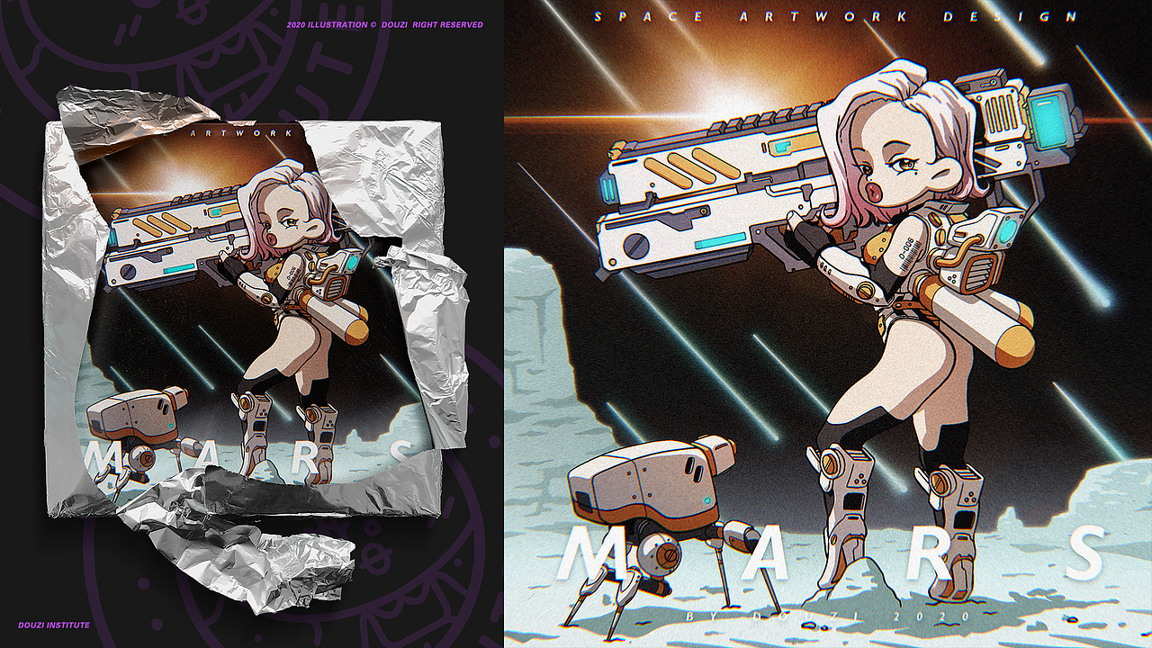 2020 个人插画总结 【GRILS】（图ZMjM5MzEyODEy） - 创作习作 - 站酷设计师DOU_zi原创素材 - 站酷ZCOOL