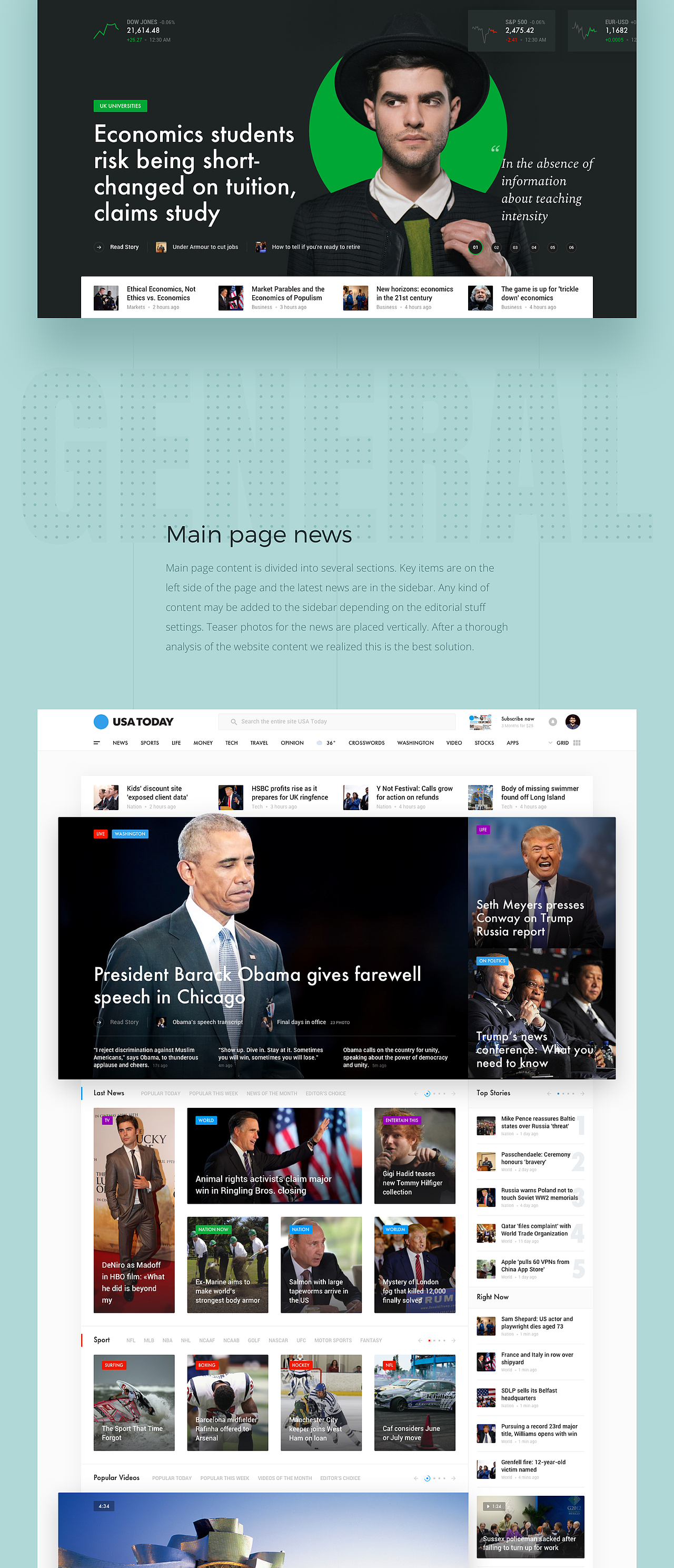 USA Today Redesign Concept