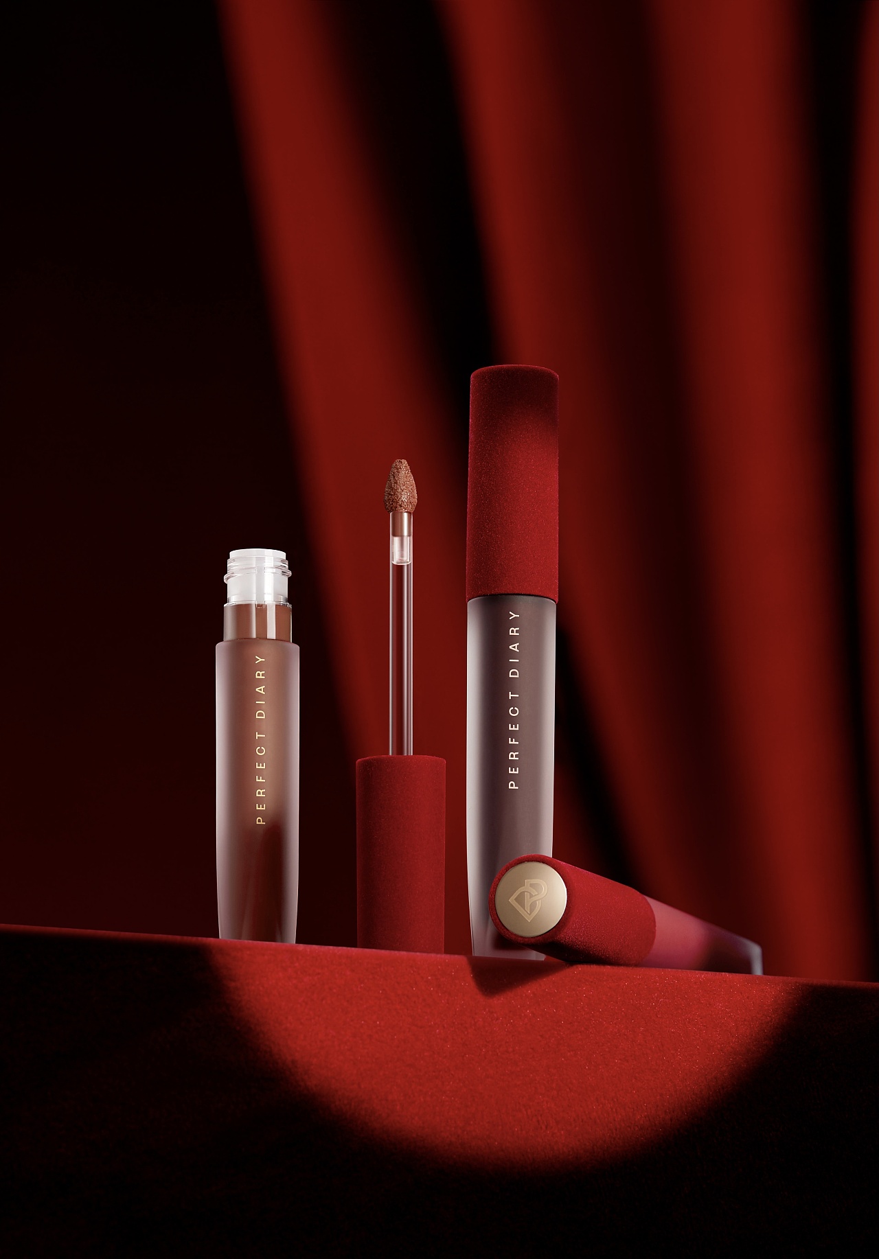 彩妆摄影|红丝绒唇釉|摄影|产品摄影|liqin日青 - 原创作品 - 站酷