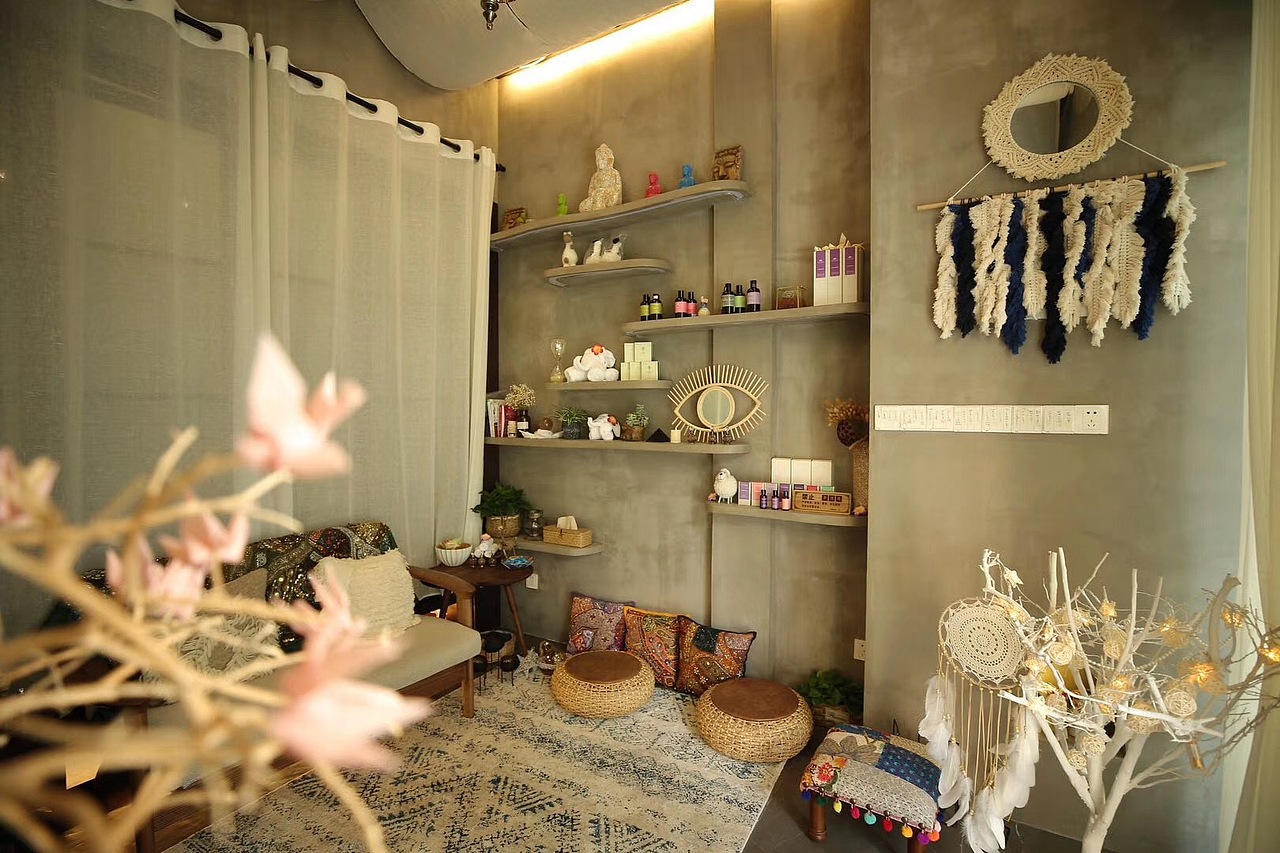 珠江新城泰式按摩spa(现场+设计图)