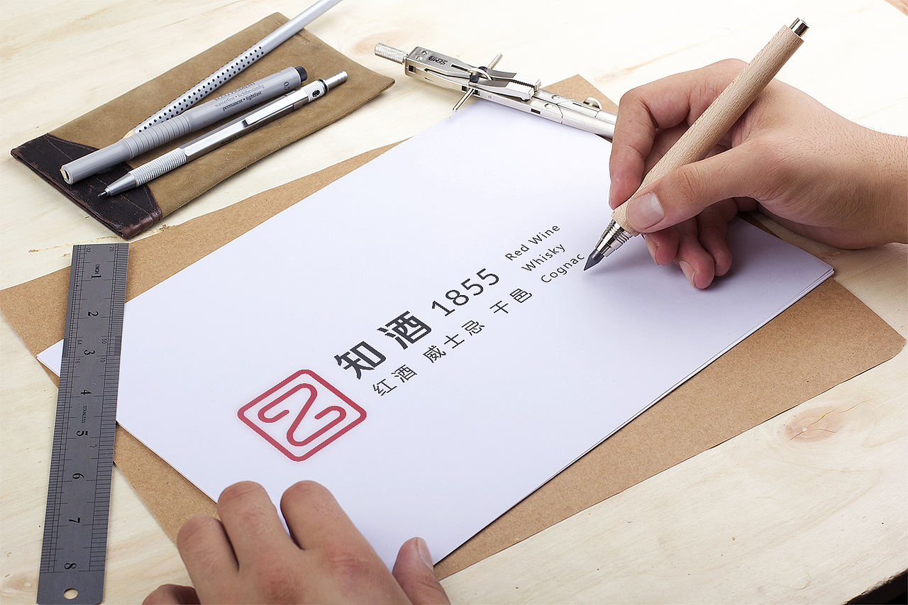 知酒品牌标志设计（图ZMjM3ODc1MTI=） - Logo - 站酷设计师简创设计原创素材 - 站酷ZCOOL