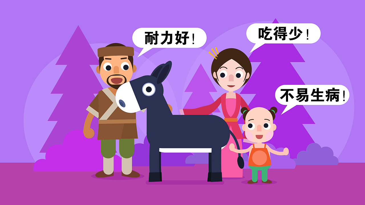 小毛驴（图ZMTIzNTI0OTIw） - 动画片 - 站酷设计师设计师_李原创素材 - 站酷ZCOOL