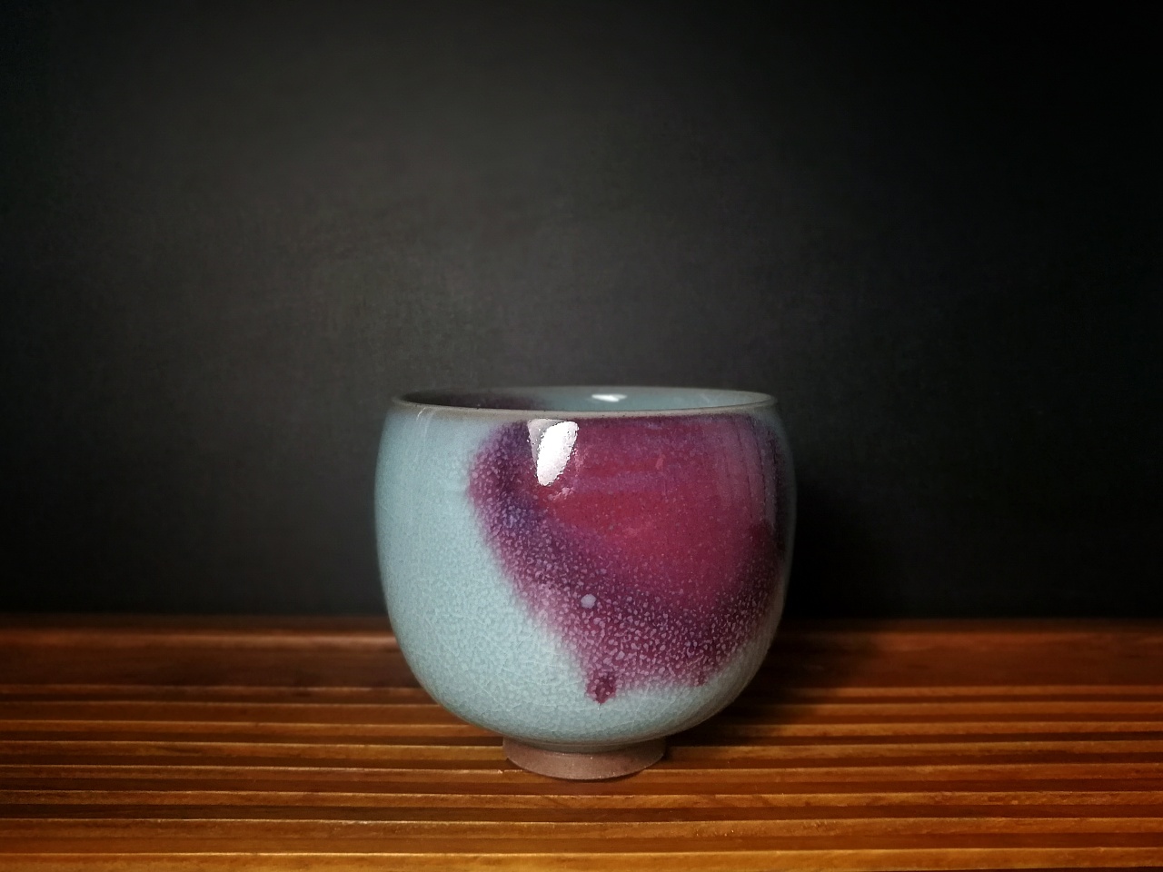 葛鹏涛纯手工拉坯钧瓷主人杯