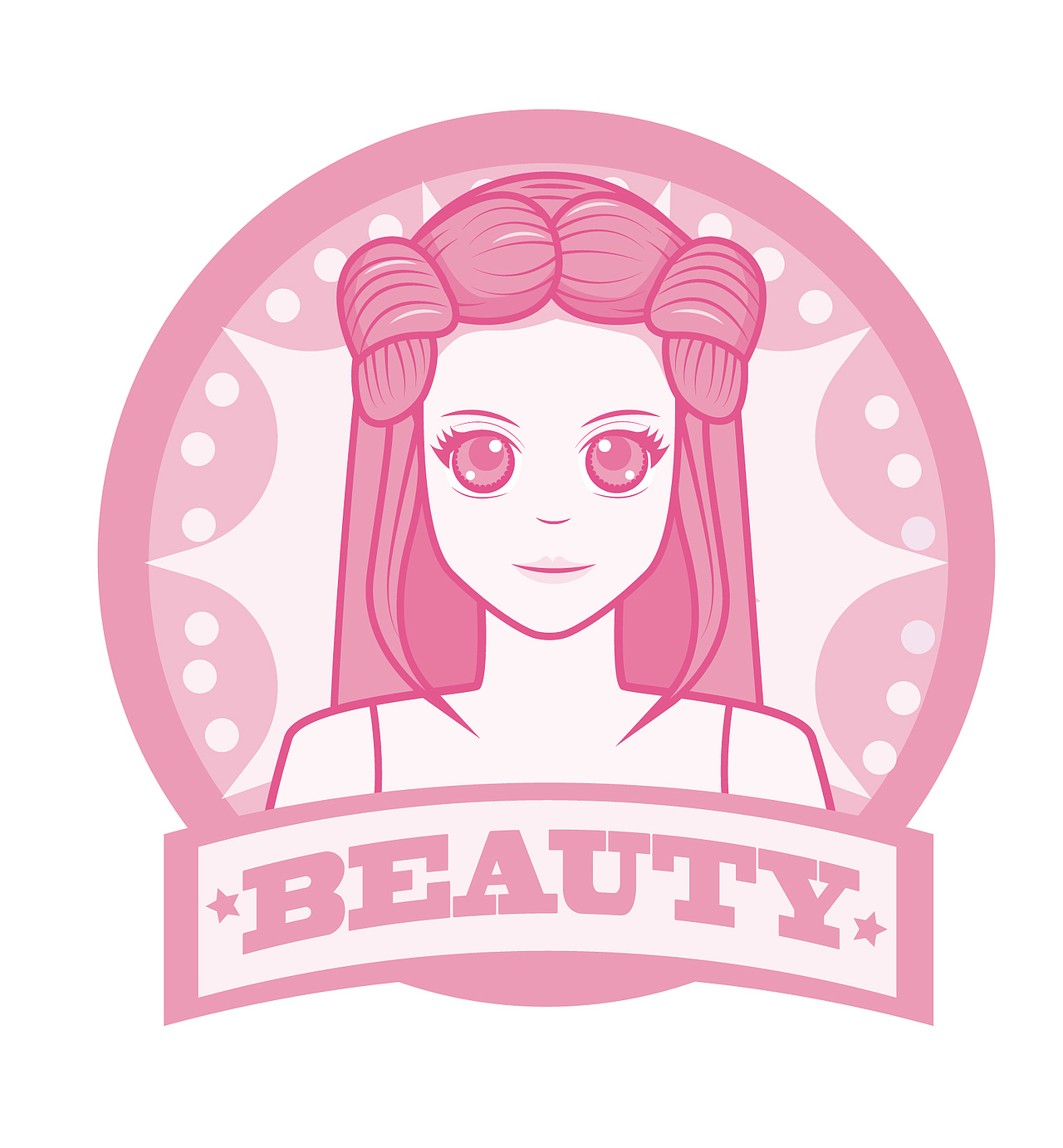 潮流插画-人物头像设计