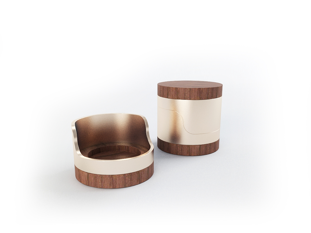 木+铜结合的器皿设计（图ZNjQ5MDc5NTI=） - 生活用品 - 站酷设计师黄大大大仙原创素材 - 站酷ZCOOL