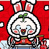 彩虹糖插画的头像