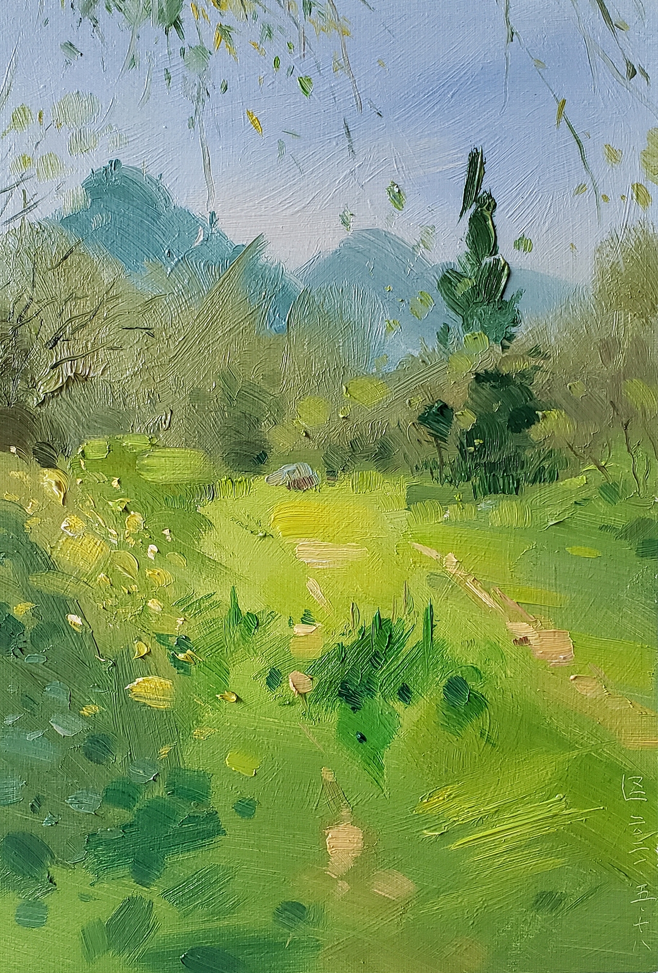 八开油画小风景