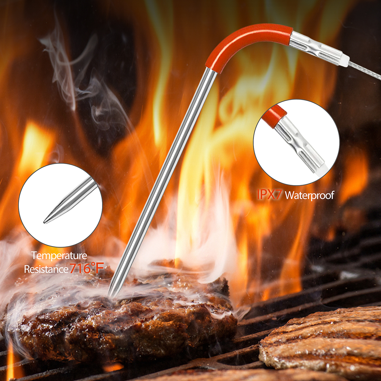 亚马逊 烧烤温度计