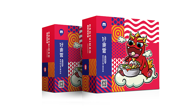 餐饮品牌VI设计-好食冒 餐饮IP设计（图ZOTYyMjQ1NjQ=） - 品牌 - 站酷设计师宇宙波文化原创素材 - 站酷ZCOOL