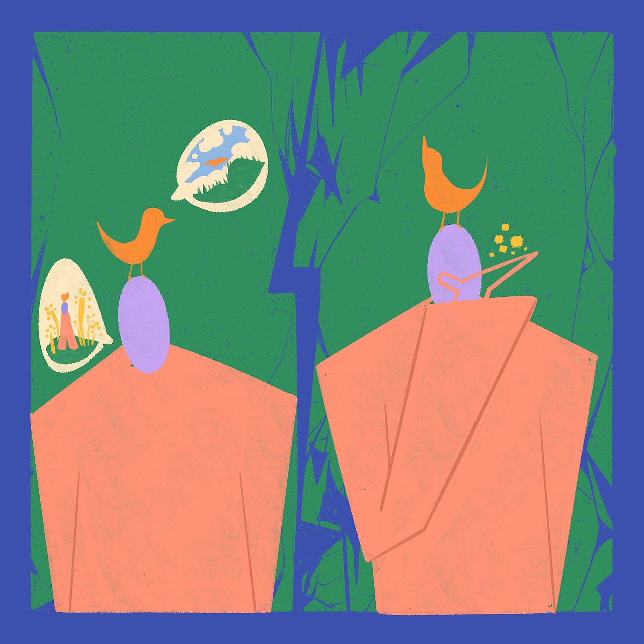 欢迎光临妥妥世界（图ZMjE3MzMxMzAw） - 艺术插画 - 站酷设计师美蛙代子原创素材 - 站酷ZCOOL