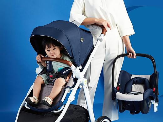 电商拍摄 | coolbaby超轻便婴儿推车