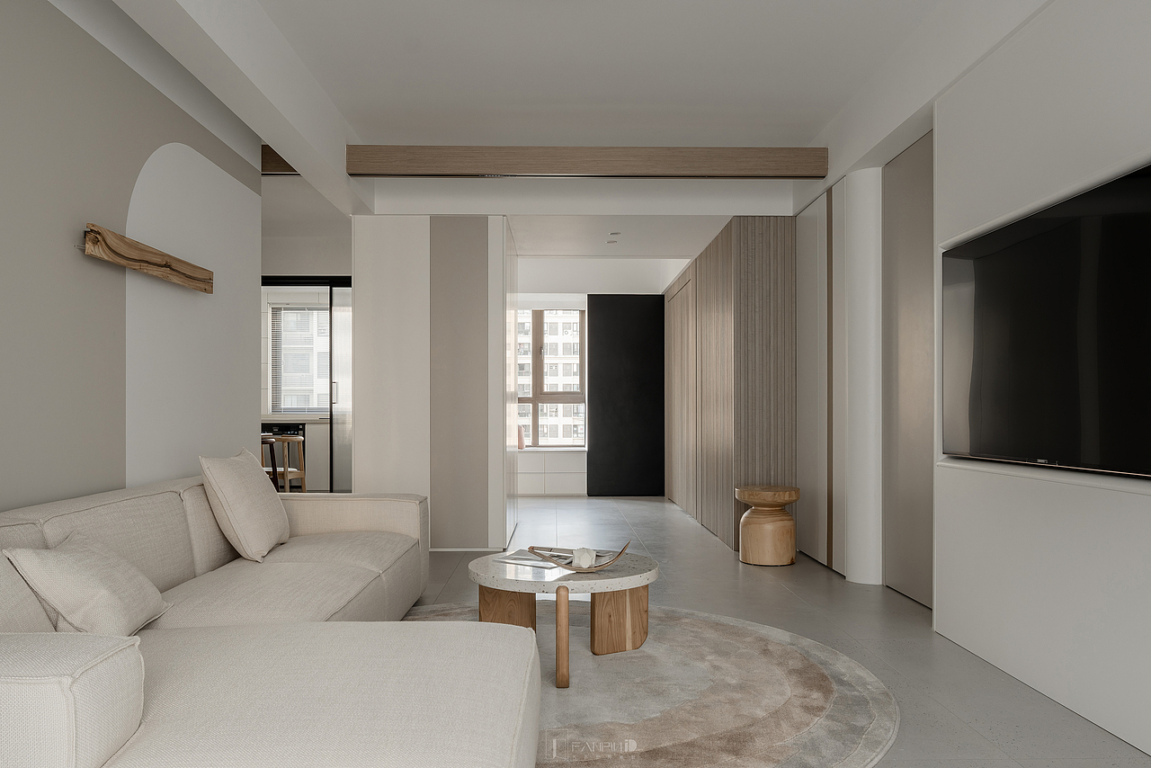 多洄游动线的奶白色治愈空间