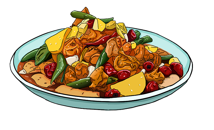 原创作品插画创作习作美食手绘景区地图lzj336手绘地图lzj336古代人物