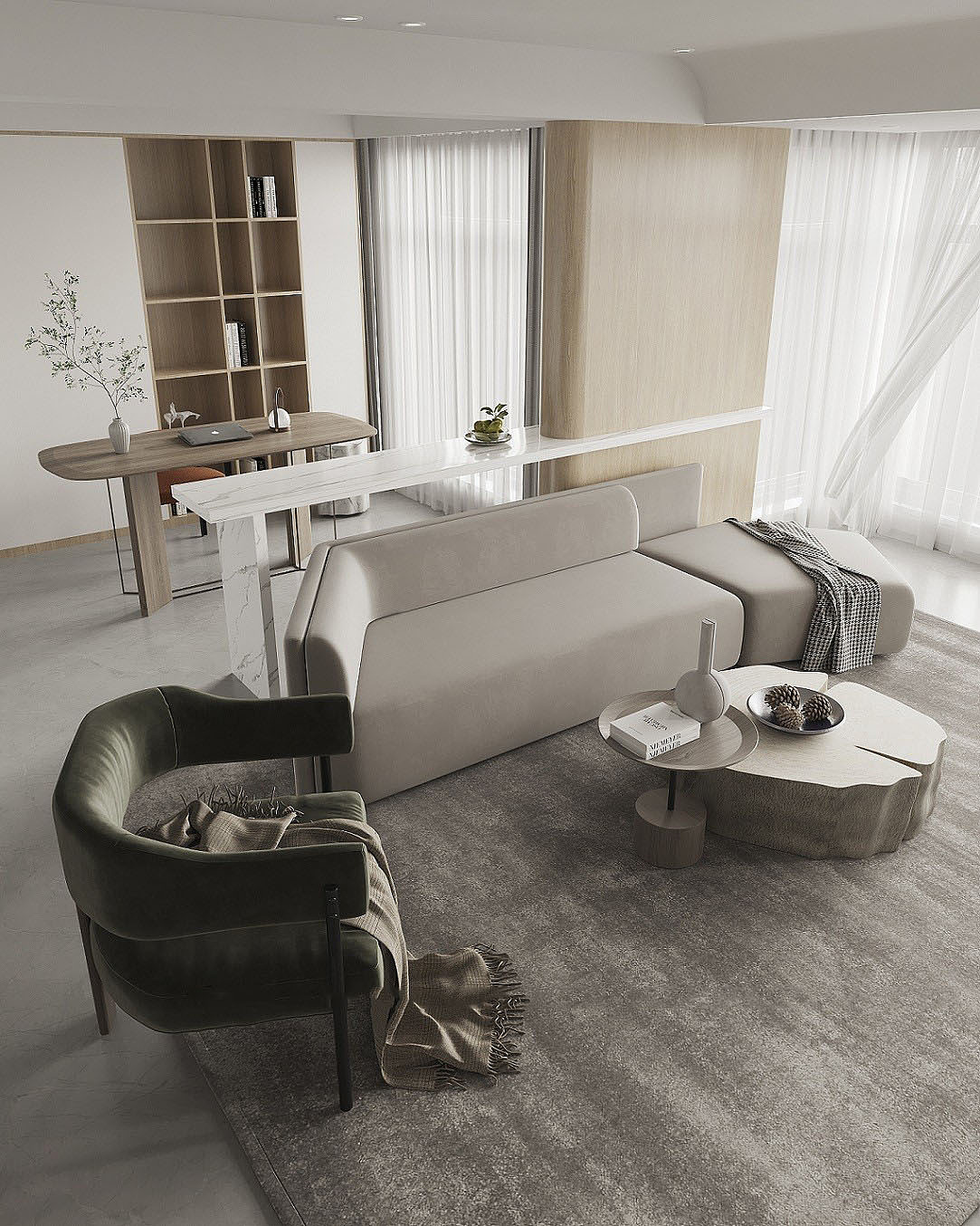 锦翠书院106平,新案 无垠空间