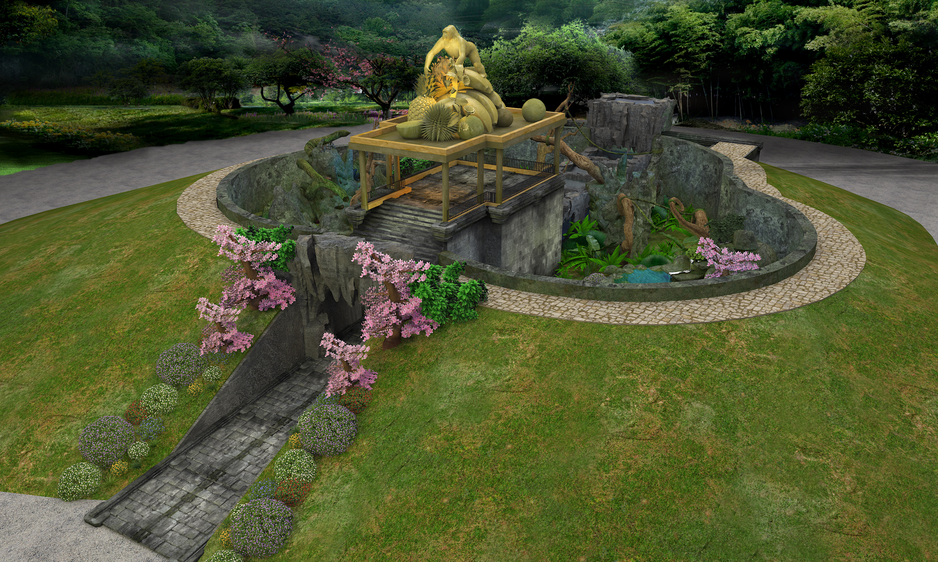 动物园猩猩馆设计