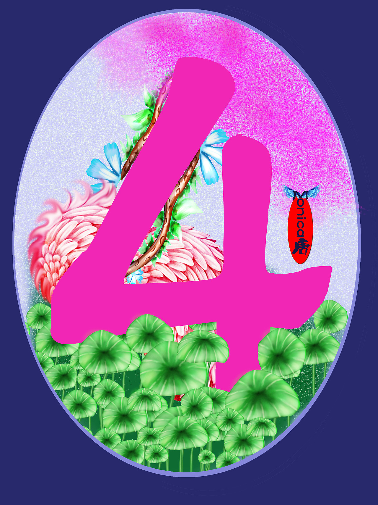 一组属于我自己的数字插画