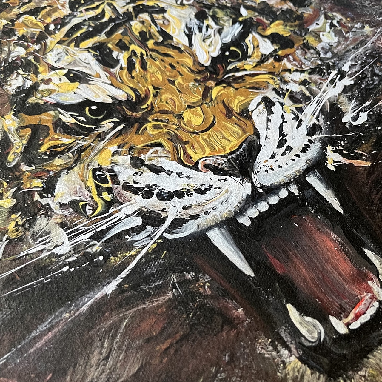 王者之气.虎力全开（图ZMjg1NDczOTc2） - 绘画 - 站酷设计师画语者邓宇原创素材 - 站酷ZCOOL