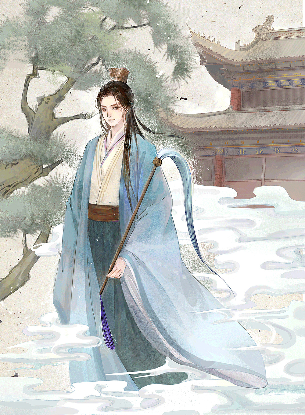 古風(fēng)插畫(huà)（圖ZMjk1MDgyMDI0） - 商業(yè)插畫(huà) - 站酷設(shè)計(jì)師仲青原創(chuàng)素材 - 站酷ZCOOL