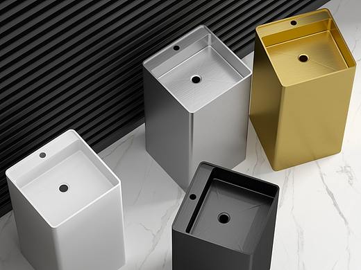 C4D产品渲染，不锈钢制品，全金属，室内场景搭建