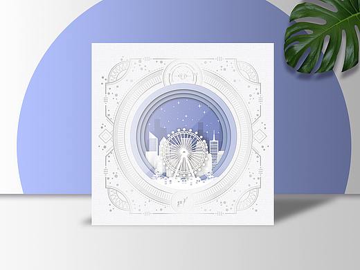 日韩风立体镂空礼品盒