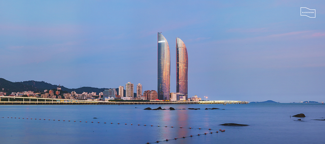 中国第一双子塔厦门世茂海峡大厦