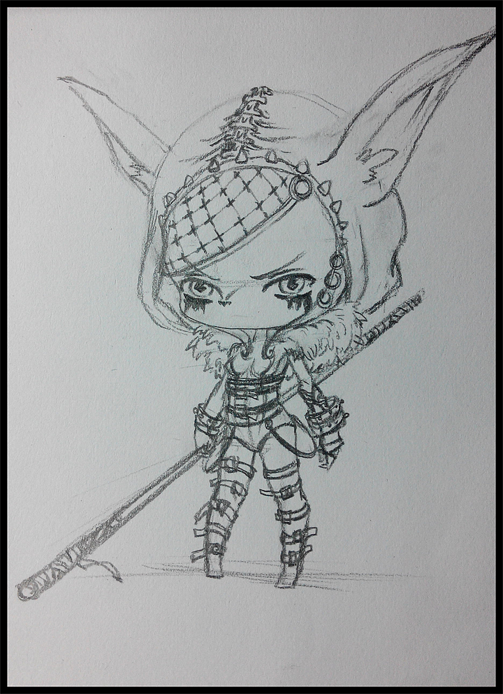 游戏角色设计练习（图ZMjc0MTAxNjQ=） - 概念设定 - 站酷设计师蔡琪琪原创素材 - 站酷ZCOOL