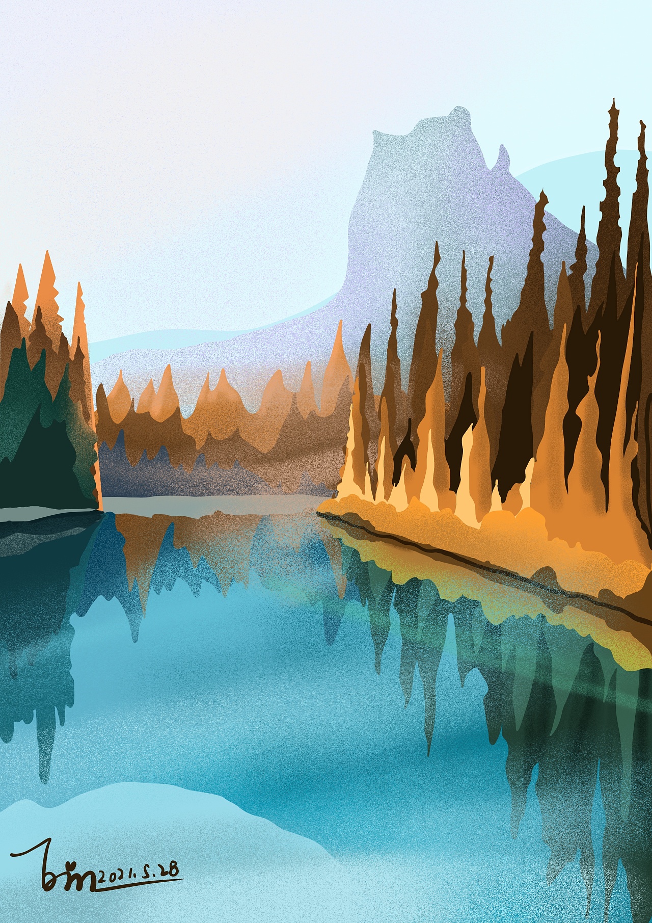 开始学习procreate|插画|创作习作|农莫斌斌 - 原创作品 - 站酷