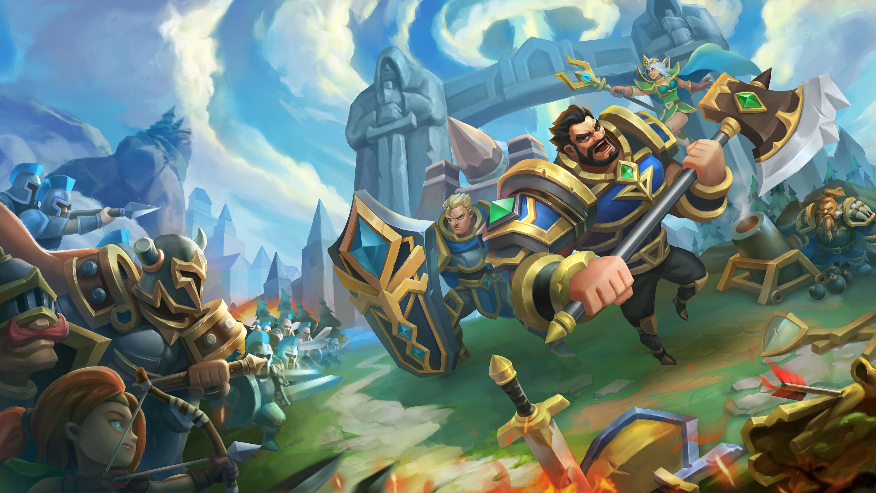 slg splash插画|插画|游戏原画|mimo88 - 原创作品 - 站酷 (zcool)