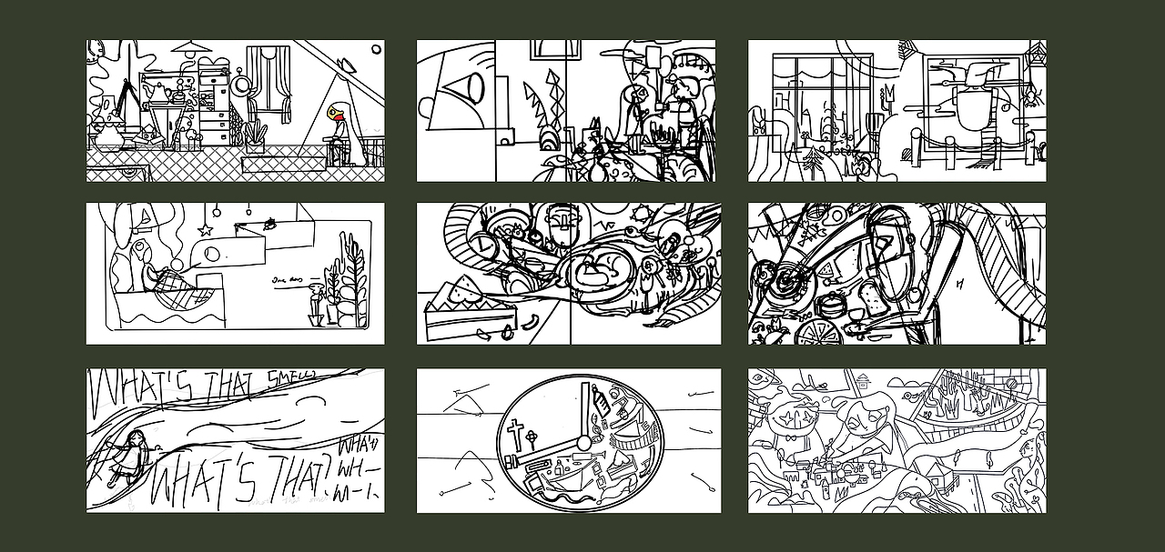 绘本《怪老头》