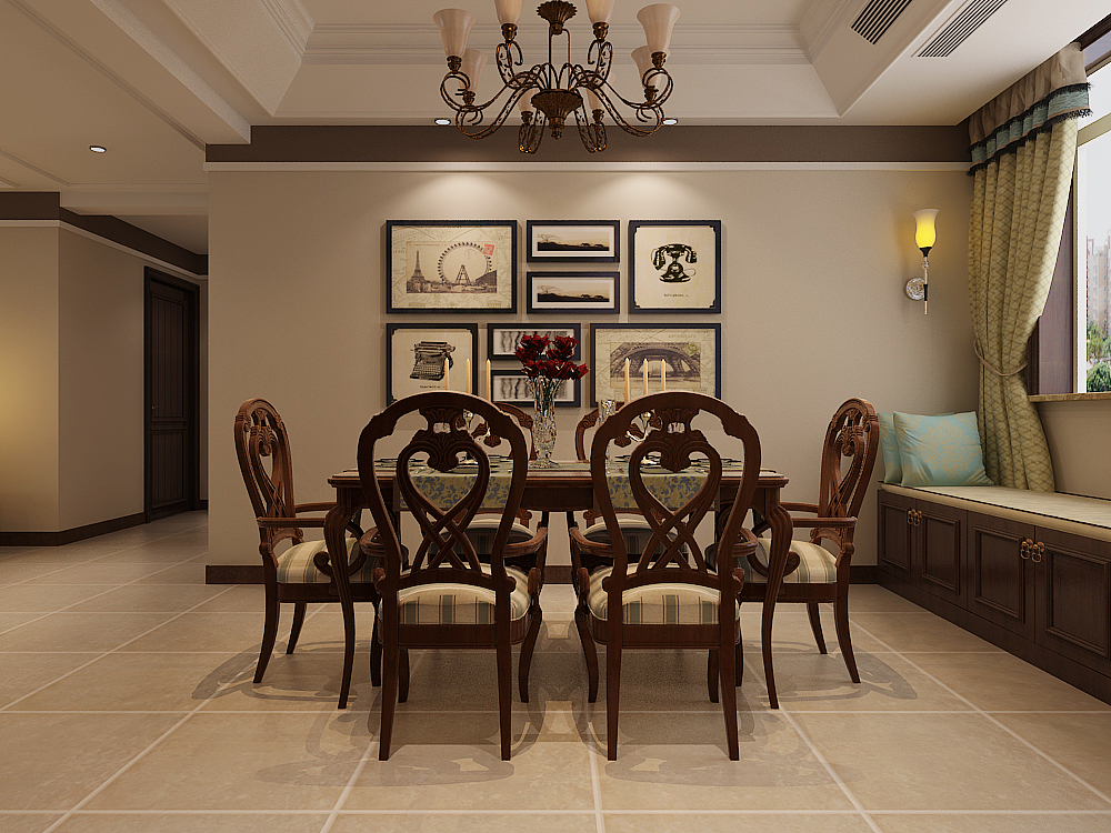 【国仕山】-178㎡四室两厅-简美