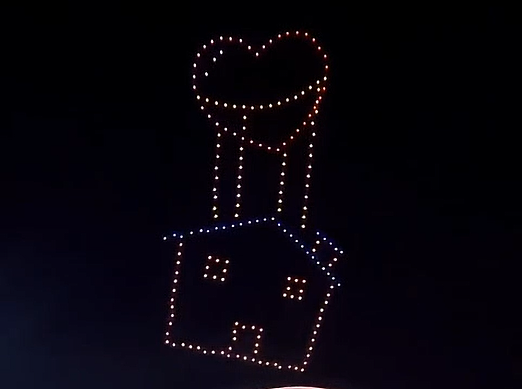 深圳144架无人机求婚表演（图ZMjgwOTE0MzAw） - 文案/策划 - 站酷设计师亿象无人机表演原创素材 - 站酷ZCOOL