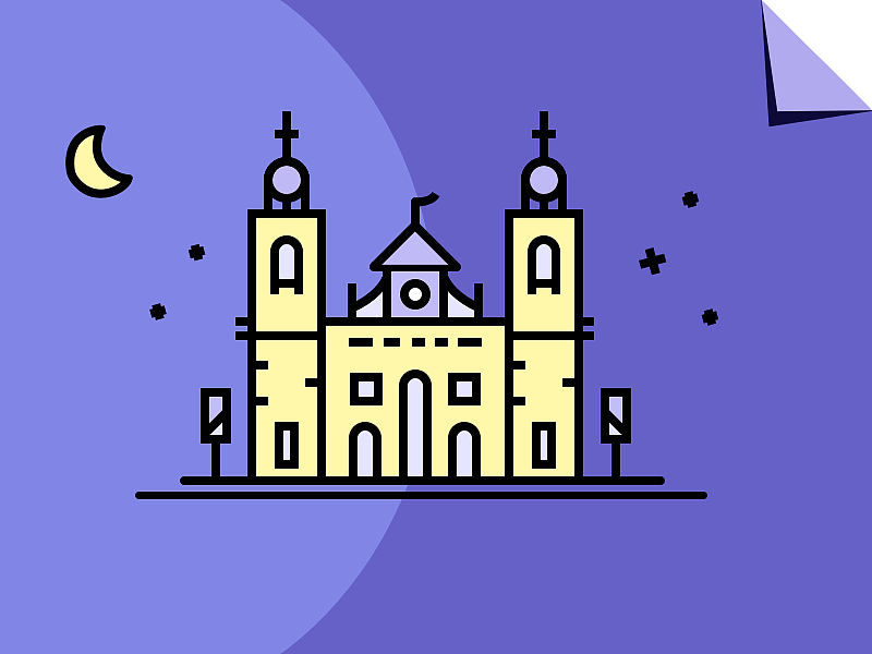 【临摹练习】一些好看的扁平风插画